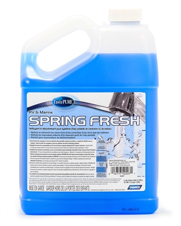 Camco 40207 TastePURE Spring Fresh Water Cleaner & Deodorizer - 1 Gallon Questions & Answers