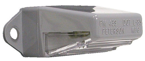 Peterson M439 License Plate Light - 3.375'' x 2.375'' Clear Questions & Answers