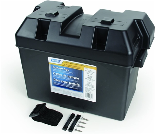 How to install the Camco 55372 battery box?