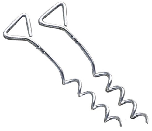 Are these awning corkscrews made of stainless steel?