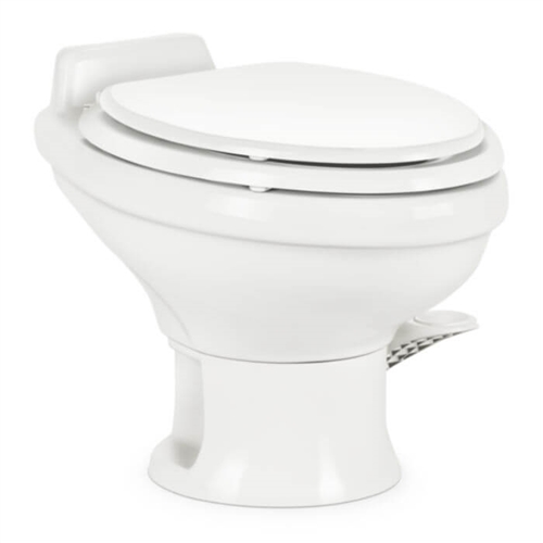 Dometic 302311681 Ceramic 13-3/4'' Low Profile RV Toilet - 311 Series Without Hand Sprayer - White Questions & Answers