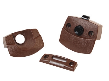 Is the privacy door latch H531 available in a lighter brown color?