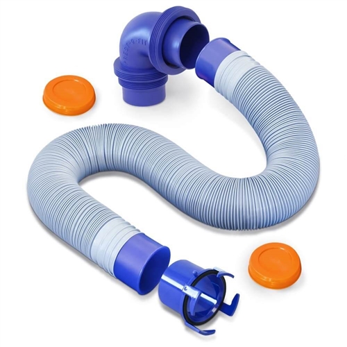 How long is the hose when it is collapsed for storing?