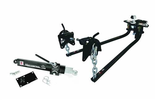 Will this hitch work on a 19' Airstream Bambi trailer with propane bottles on the front?
