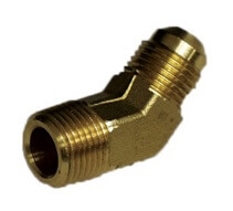 What is the fitting that would be needed to convert the female side of the inlet connection to 3/8" male flare?