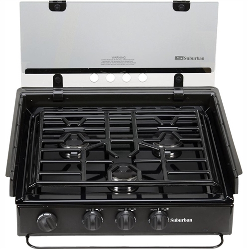 What stovetop cover fits the suburban 3600A?