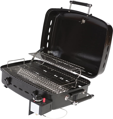 Faulkner 51322 Black Steel Portable Propane Grill Questions & Answers