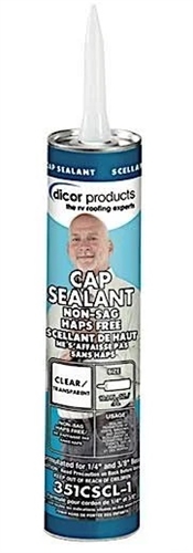 Dicor Corp 351CSCL-1 Non-Sag Cap Sealant - Clear - 10.3 Oz Questions & Answers