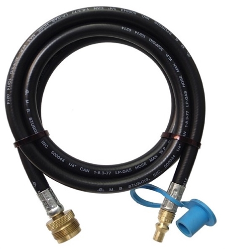 I'm looking at this product, - 100476-72-MBS Quick Connect Hose takes the place of a 1 lb propane bottle- but i need it male quick disconnect? 