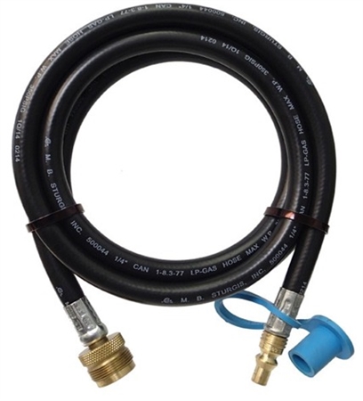 MB Sturgis 100476-120-MBS Propane Quick Connect Hose - 120'' Questions & Answers
