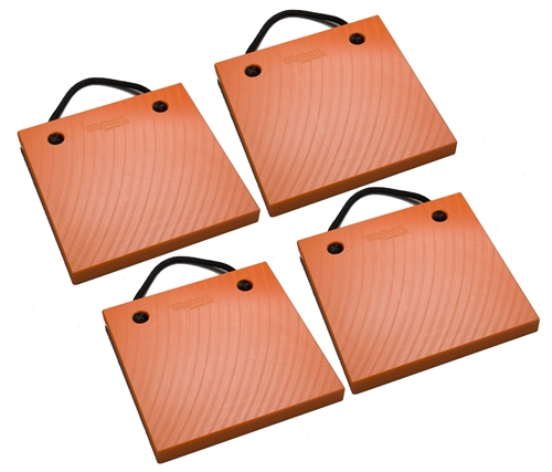 Bigfoot P181815-SO-4 RV Outrigger Pads - 18'' x 18'' x 1.5'' - Safety Orange - 4 Pack Questions & Answers